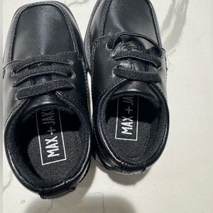 Max and Jake Toddler Boys Black Dress Shoes 5